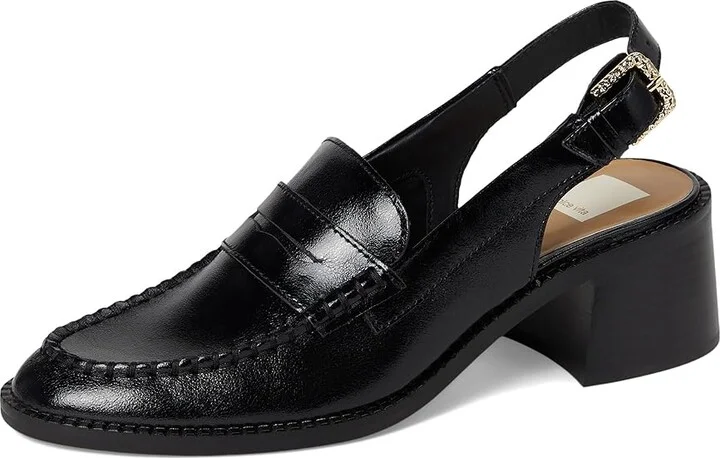 Dolce Vita Hardi High Women's Flat Shoes Midnight Crinkle Patent : 7.5 M, Rubber - Image 5