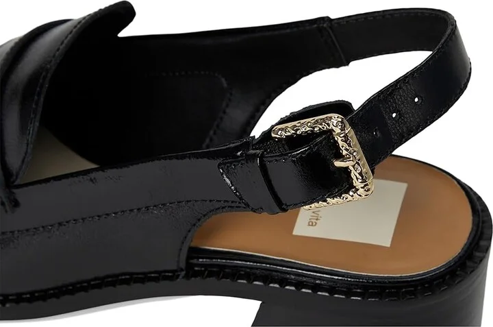 Dolce Vita Hardi High Women's Flat Shoes Midnight Crinkle Patent : 7.5 M, Rubber - Image 7