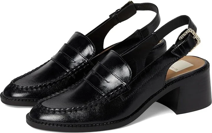 Dolce Vita Hardi High Women's Flat Shoes Midnight Crinkle Patent : 7.5 M, Rubber