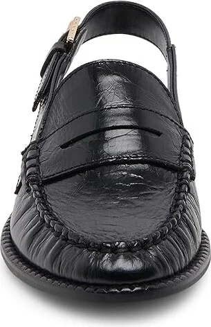 Dolce Vita Hardi Women's Flat Shoes Midnight Crinkle Patent : 6 M, Leather/Rubber - Image 5