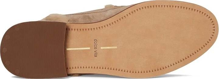 Dolce Vita Hardi Women's Flat Shoes Mushroom Suede : 6 M, Leather/Rubber - Image 3