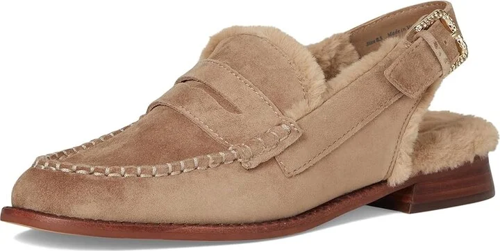 Dolce Vita Hardi Women's Flat Shoes Mushroom Suede : 6 M, Leather/Rubber - Image 5