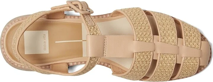 Dolce Vita Holis Women's Wedge Shoes Light Natural : 8.5 M, Leather - Image 2