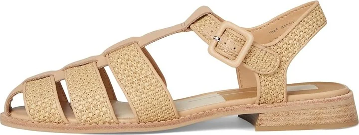 Dolce Vita Holis Women's Wedge Shoes Light Natural : 8.5 M, Leather - Image 6