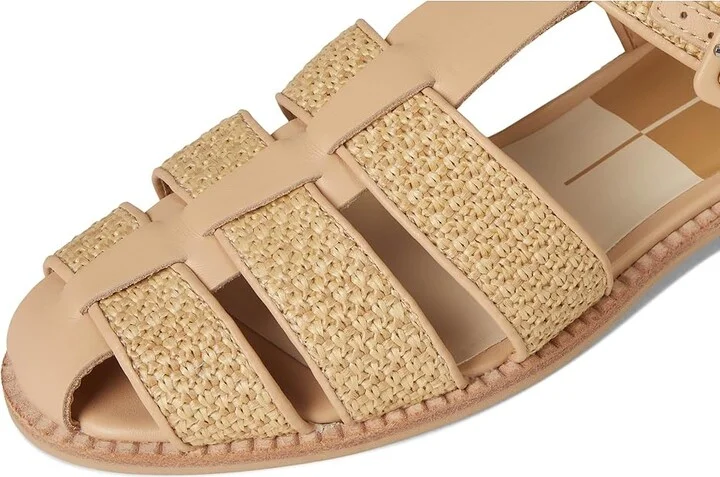 Dolce Vita Holis Women's Wedge Shoes Light Natural : 8.5 M, Leather - Image 7
