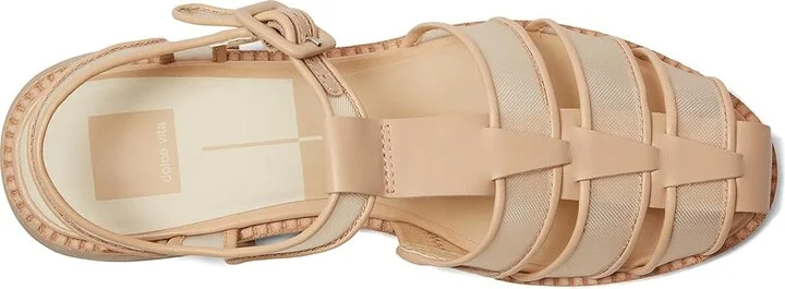 Dolce Vita Holis Women's Wedge Shoes Light Natural : 8.5 M, Leather - Image 8