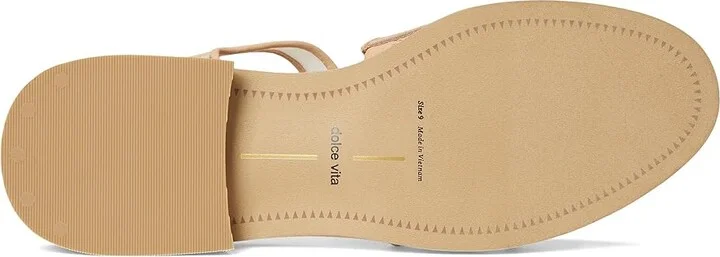 Dolce Vita Holis Women's Wedge Shoes Light Natural : 8.5 M, Leather - Image 9