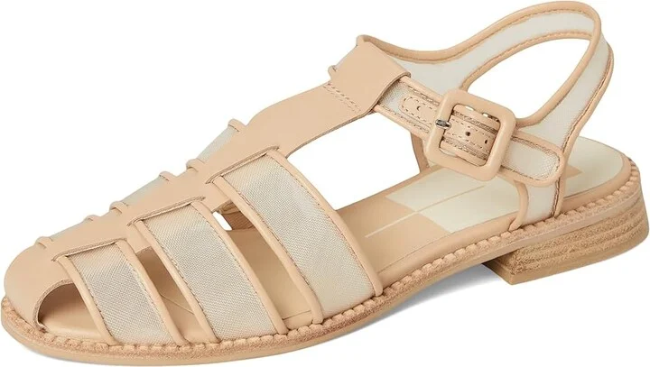 Dolce Vita Holis Women's Wedge Shoes Light Natural : 8.5 M, Leather - Image 11