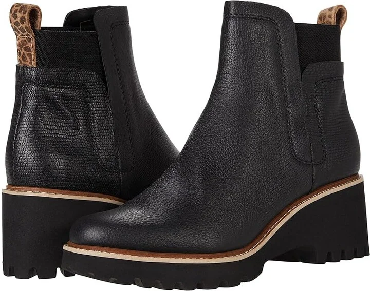 Dolce Vita Huey H2O Women's Shoes Black Leather H2O : 5.5 M