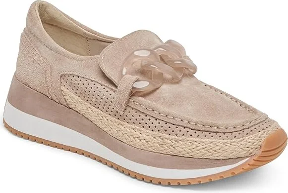 Dolce Vita Jadah Women's Flat Shoes Taupe Suede : 8.5 M