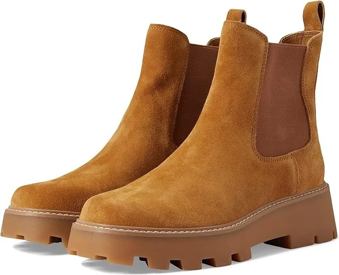 Dolce Vita Jaelyn Women's Boots Caramel Suede : 6.5 M, Suede/Textile