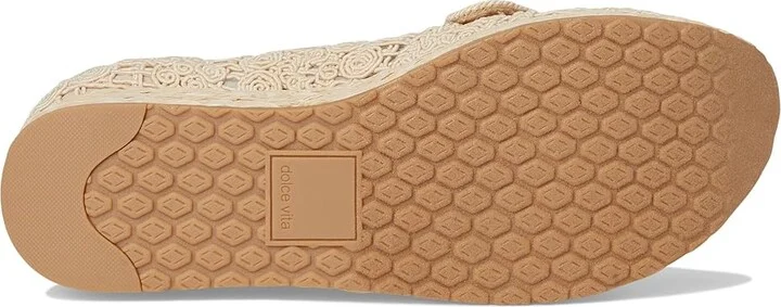 Dolce Vita Jaka Women's Flat Shoes Natural Macrame : 10 M, Rubber - Image 3