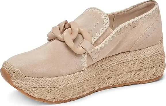 Dolce Vita Jhenee Espadrille Women's Flat Shoes Dune Suede : 9 M