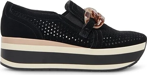 Dolce Vita Jhenee Perf Women's Shoes Onyx Suede : 5 M - Image 6