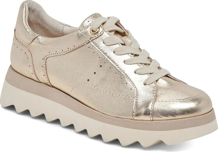 Dolce Vita Jorgie Women's Shoes Platinum Distressed Leather : 7.5 M