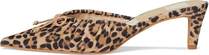 Dolce Vita Kairi Mid High Women's Heels Dark Leopard Suede : 8.5 M, Leather/Rubber - Image 6