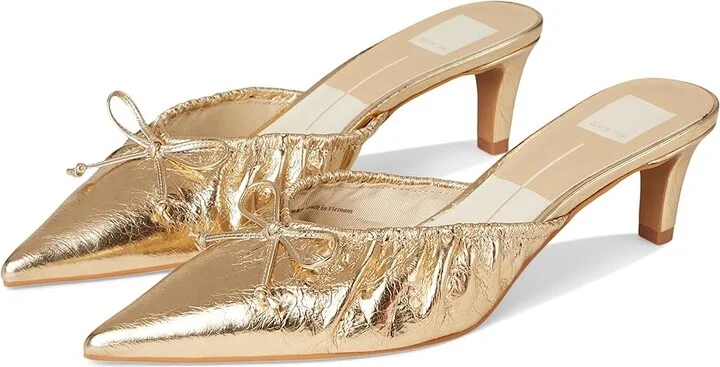 Gold Distressed Leather