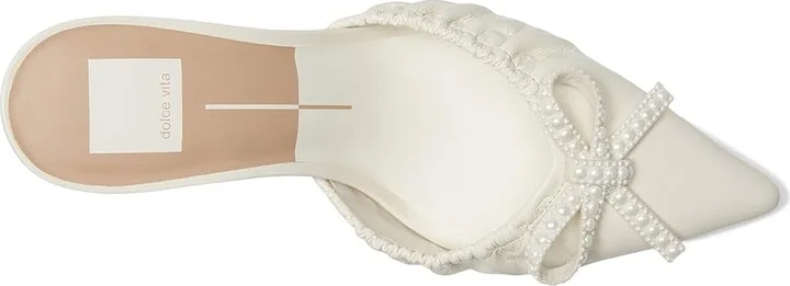 Dolce Vita Kairi Pearl Women's Flat Shoes White Crinkle Patent : 9.5 M - Image 2