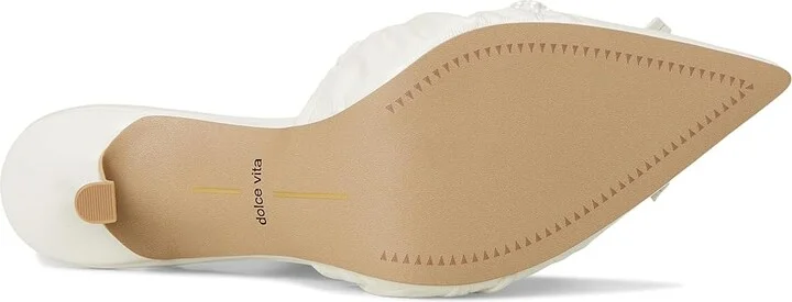 Dolce Vita Kairi Pearl Women's Flat Shoes White Crinkle Patent : 9.5 M - Image 3