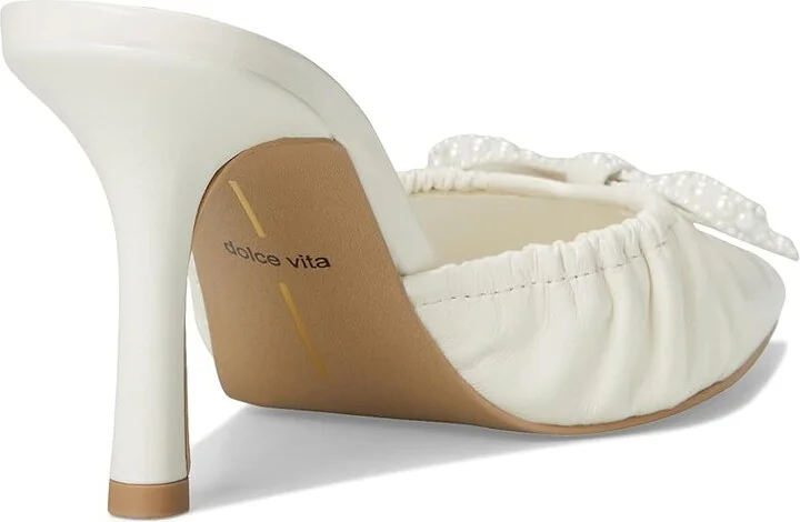 Dolce Vita Kairi Pearl Women's Flat Shoes White Crinkle Patent : 9.5 M - Image 4