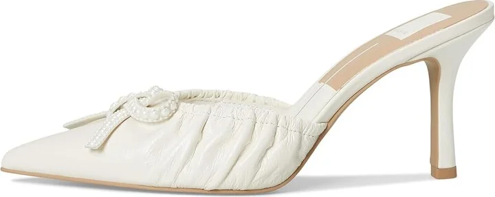 Dolce Vita Kairi Pearl Women's Flat Shoes White Crinkle Patent : 9.5 M - Image 6