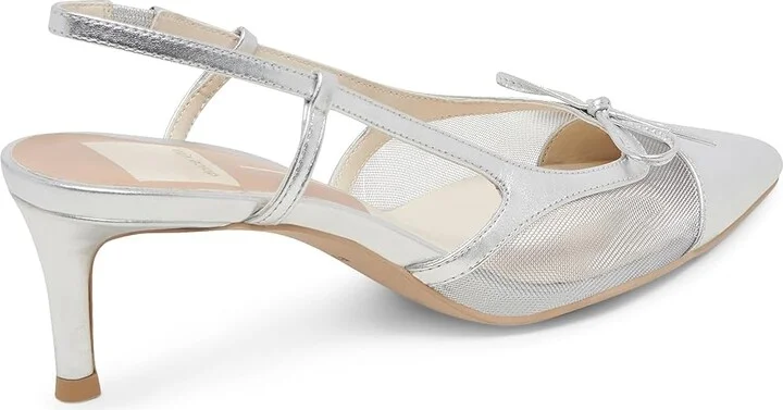 Dolce Vita Kandi High Women's Heels Silver Mesh : 10 M, Leather/Rubber - Image 4