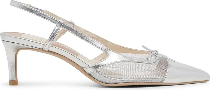 Dolce Vita Kandi High Women's Heels Silver Mesh : 10 M, Leather/Rubber - Image 6
