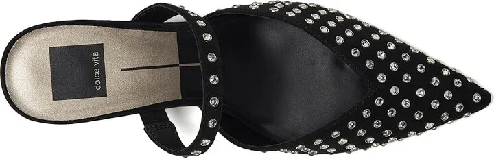 Dolce Vita Kanika Mid Crystal Stud High Women's Heels Black Crystal : 10 M, Rubber - Image 2
