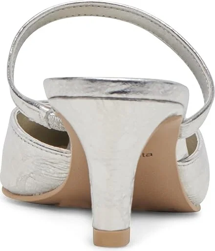 Dolce Vita Kanika Mid Women's Shoes Silver Distressed Leather : 9.5 M, Synthetic - Image 4