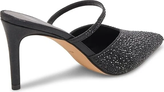 Dolce Vita Kanika Women's Shoes Black Metallic Fabric : 7.5 M, Synthetic - Image 4