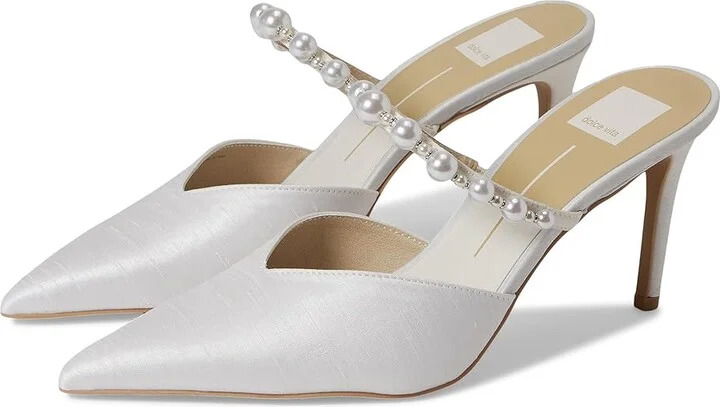 Dolce Vita Kanika Women's Shoes Vanilla Pearls : 6 M, Synthetic