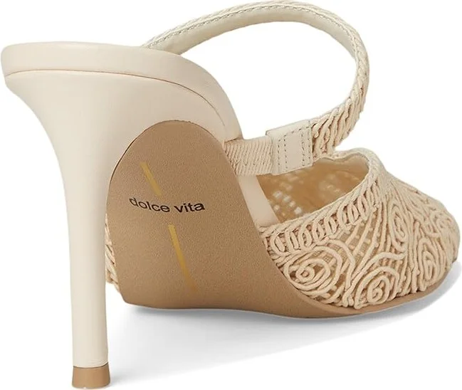 Dolce Vita Kassy High Women's Heels Natural Macrame : 9 M - Image 4