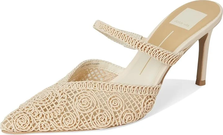 Dolce Vita Kassy High Women's Heels Natural Macrame : 9 M - Image 5