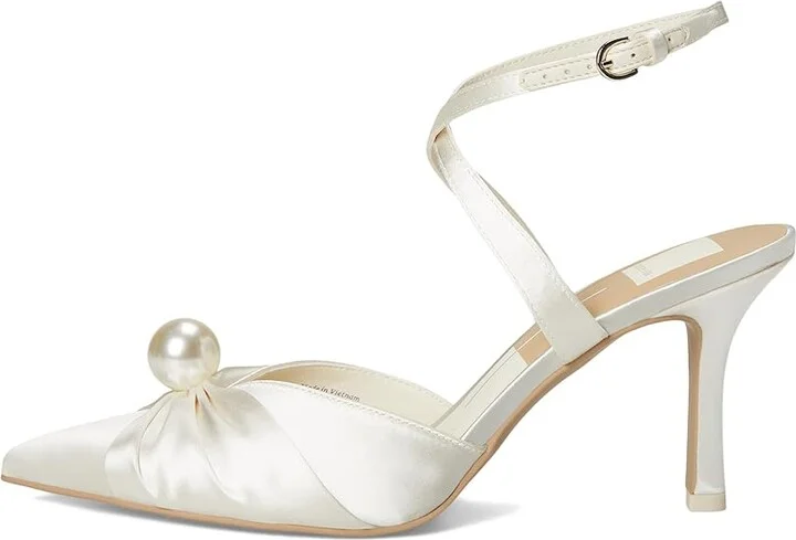 Dolce Vita Kaysey High Women's Heels Vanilla Satin : 7.5 M - Image 6