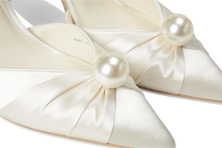Dolce Vita Kaysey High Women's Heels Vanilla Satin : 7.5 M - Image 7