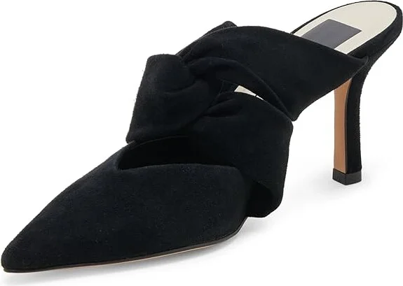 Dolce Vita Kelsy High Women's Heels Onyx Suede : 8.5 M, Leather/Rubber