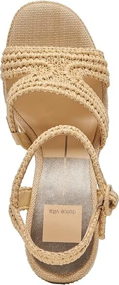 Dolce Vita Lacye Women's Sandals Natural Woven : 9.5 M, Synthetic - Image 2
