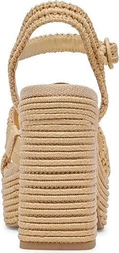 Dolce Vita Lacye Women's Sandals Natural Woven : 9.5 M, Synthetic - Image 3