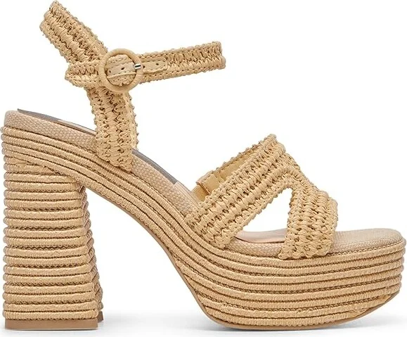 Dolce Vita Lacye Women's Sandals Natural Woven : 9.5 M, Synthetic - Image 5