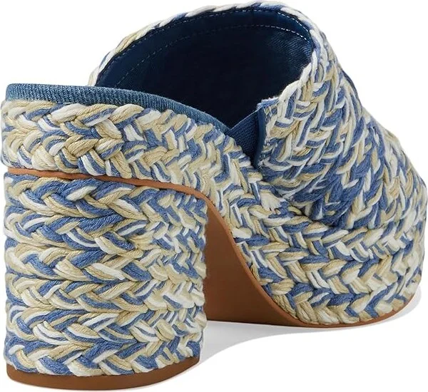 Dolce Vita Lady Women's Sandals Blue Woven : 9 M, Rubber - Image 4