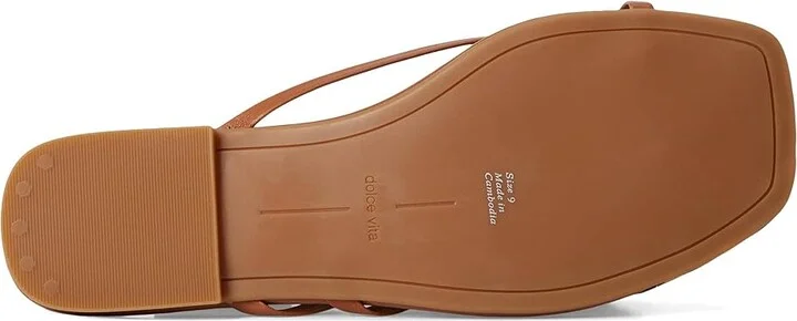 Dolce Vita Laguna Women's Wedge Shoes Cafe : 8 M, Leather - Image 9