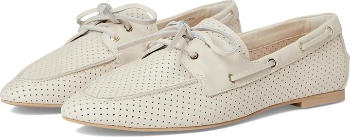 Dolce Vita Lakin Women's Shoes Ivory Perforated Leather : 8.5 M