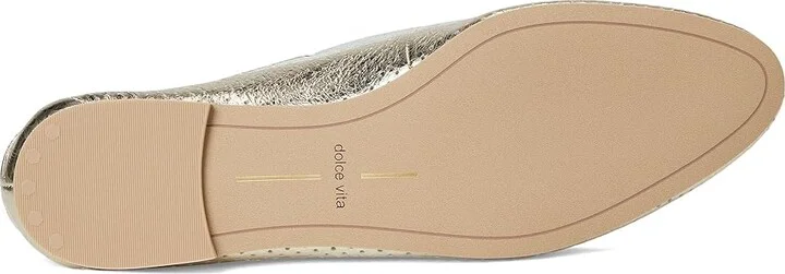 Dolce Vita Lakin Women's Shoes Platinum Perforated Leather : 7 M - Image 3