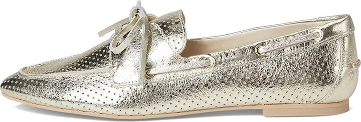 Dolce Vita Lakin Women's Shoes Platinum Perforated Leather : 7 M - Image 6