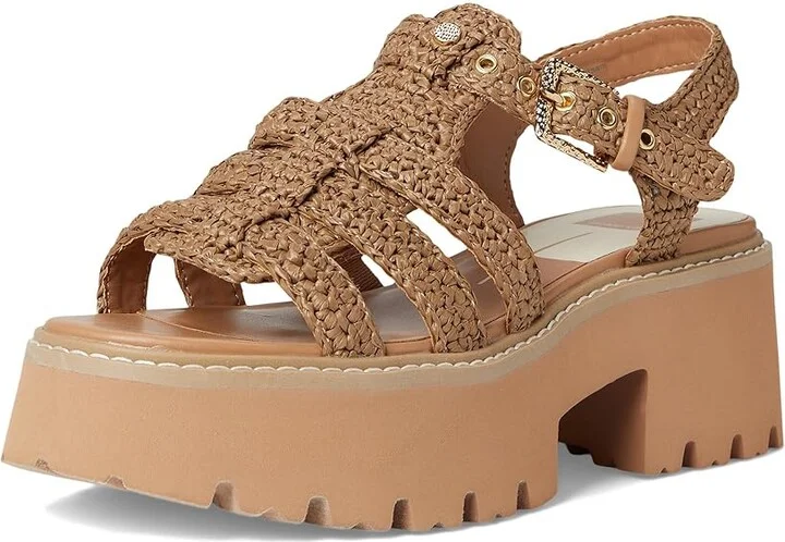 Dolce Vita Latice Women's Sandals Cocoa Knit : 10 M, Rubber - Image 5