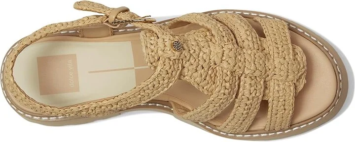 Dolce Vita Latice Women's Sandals Light Natural Knit : 9 M, Rubber - Image 2