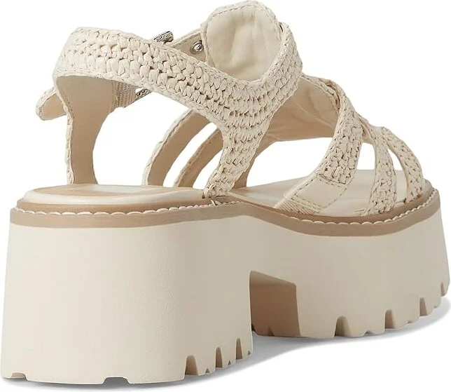 Dolce Vita Latice Women's Sandals Oatmeal Knit : 7.5 M, Rubber - Image 4