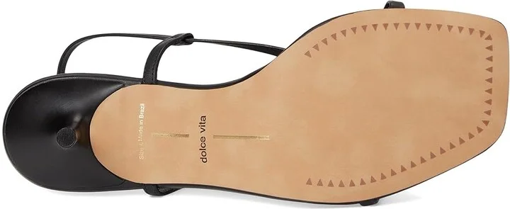 Dolce Vita Laury Women's Sandals Black Leather : 6.5 M, Rubber - Image 3