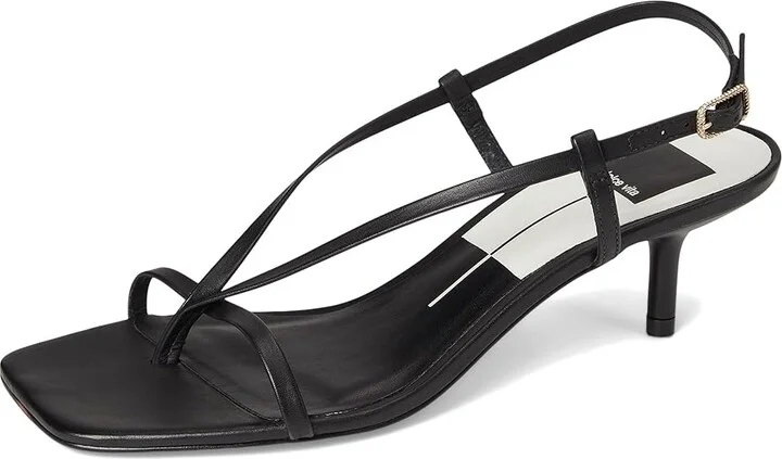 Dolce Vita Laury Women's Sandals Black Leather : 6.5 M, Rubber - Image 5
