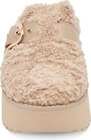 Dolce Vita Lelani Women's Flat Shoes Natural Plush : 8.5 M, Faux Fur - Image 4